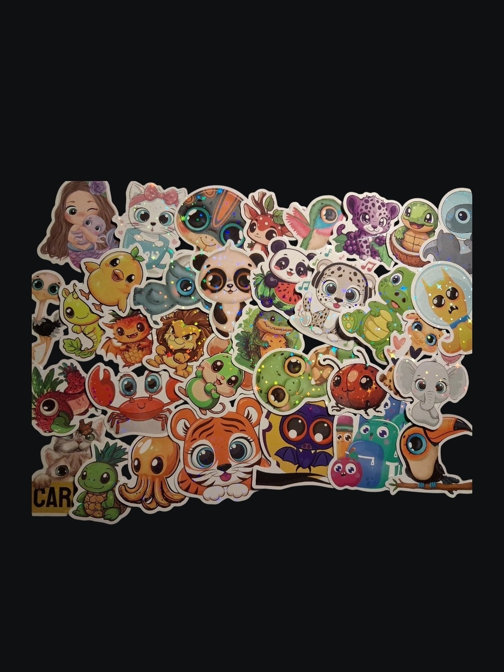 Cute Assorted Animal Sticker Pack - Colorful Cartoon Set